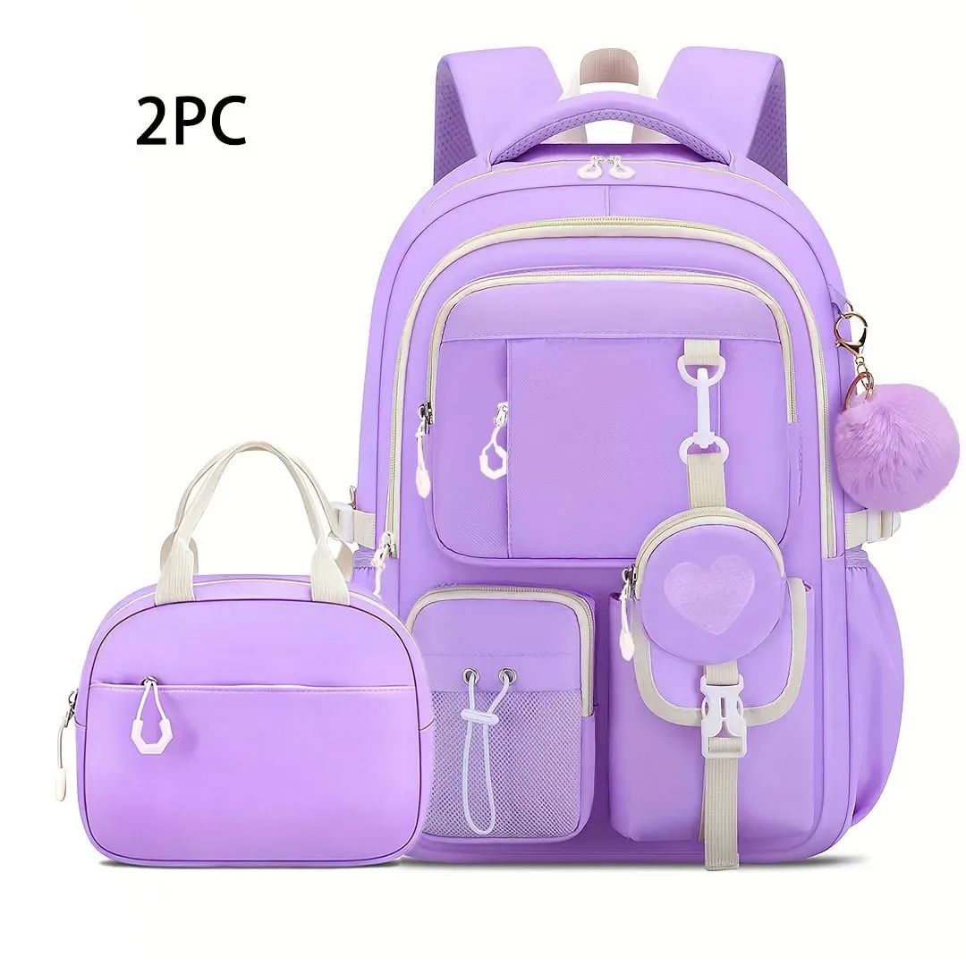 sacs d'école pour enfants pour adolescentes ensemble cartable kawaii école primaire 3 pièces sac à dos de lycée enfants sac à dos de voyage