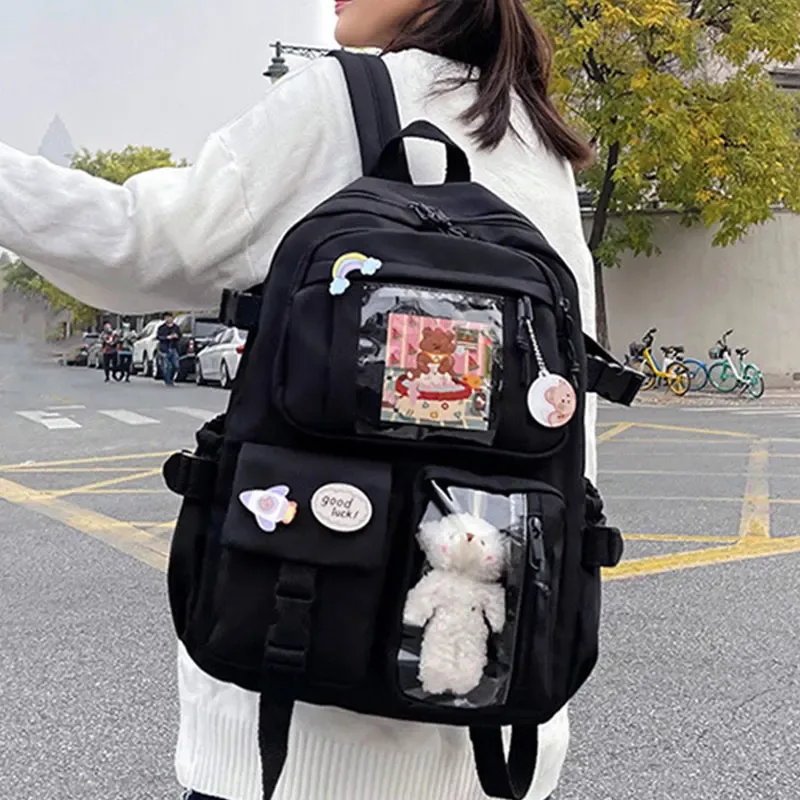 mode filles sac à dos nouvelle grande capacité style coréen femmes sacs à dos mignon étudiant école sac à dos polyvalent femmes sac