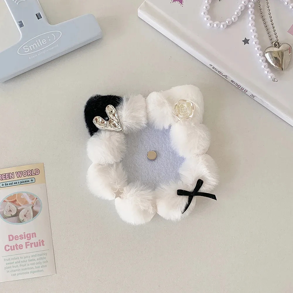 porte-badge en forme d'oreille de chat mignon, pendentif d'exposition de badge en peluche, ornement de sac anime ita, décoration de sac à dos d'étudiant d'école mignon