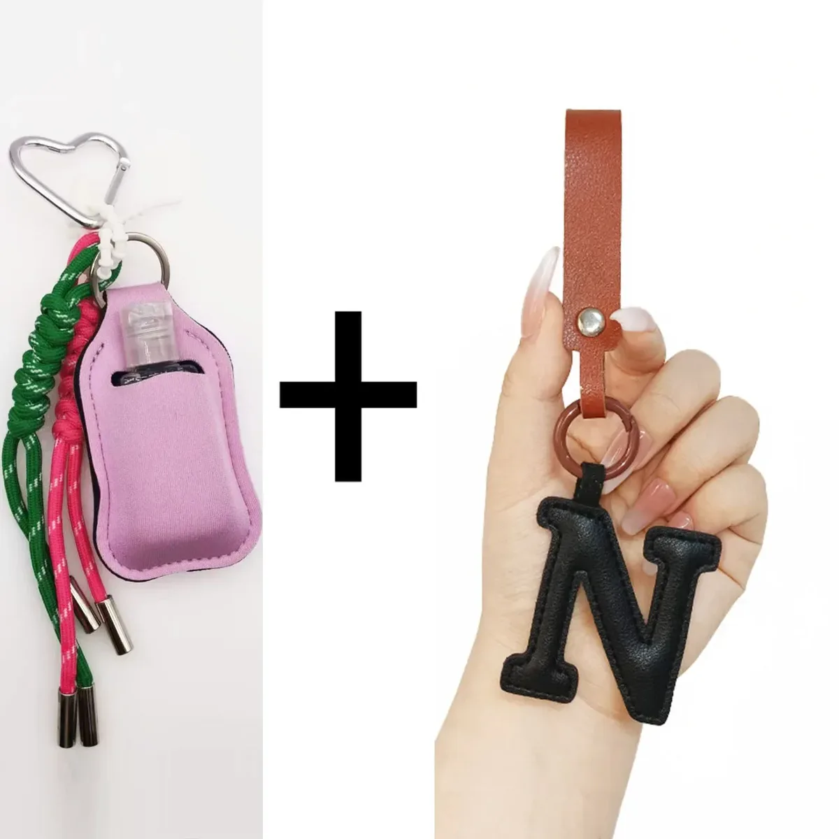 pendentif lettre de l'alphabet pour sac à main, breloques de sac ita, sac à main pour femme, décoration de sac à dos pour homme, porte-clés