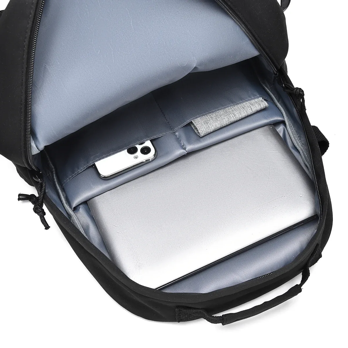 sac à dos unisexe multi-poches, sac à dos de style neutre simple et décontracté de grande capacité en matériau oxford, sac à dos pour ordinateur, offre spéciale