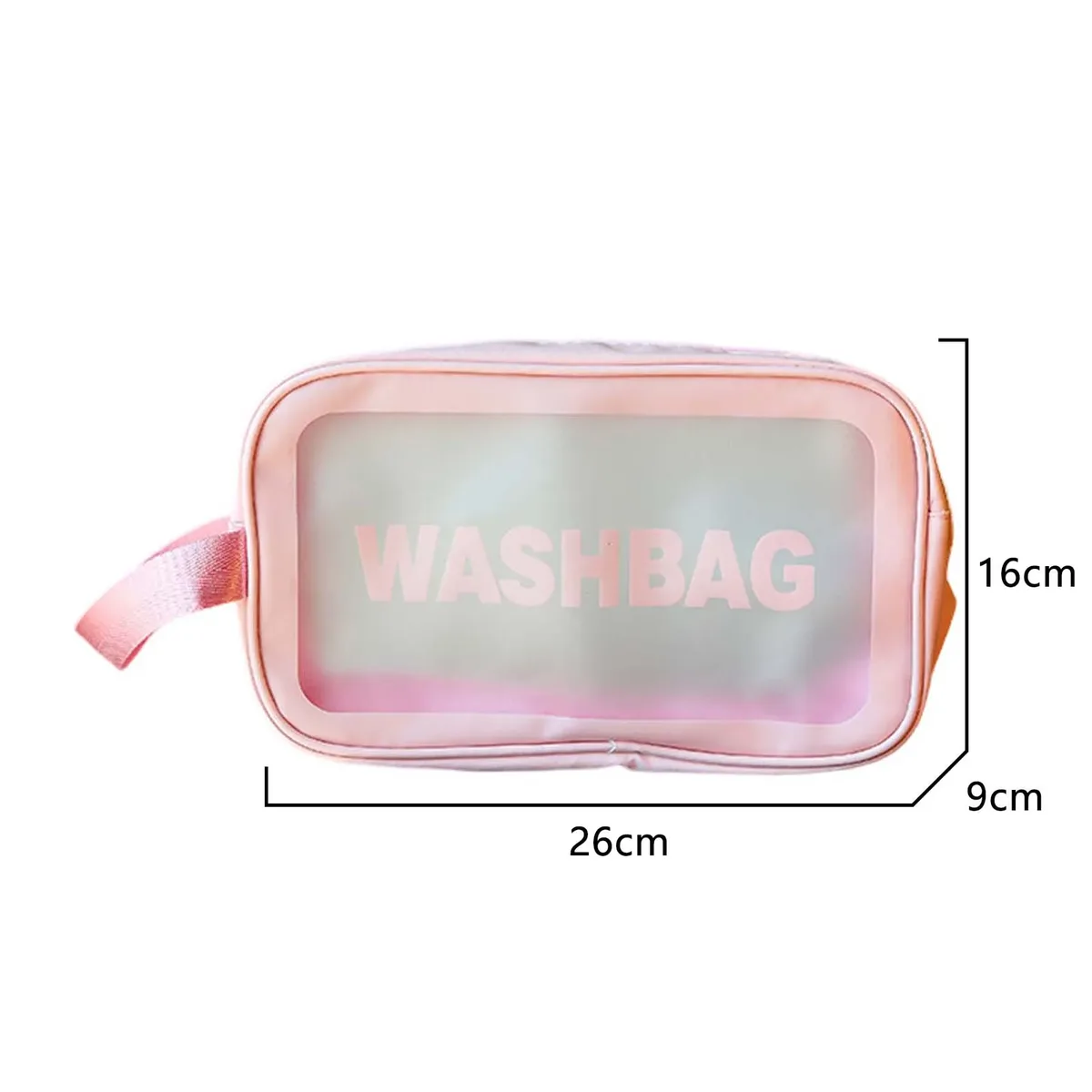 sac de toilette portable en pu pour femmes et hommes, sac de maquillage transparent imperméable, organiseur de toilette pour accessoires