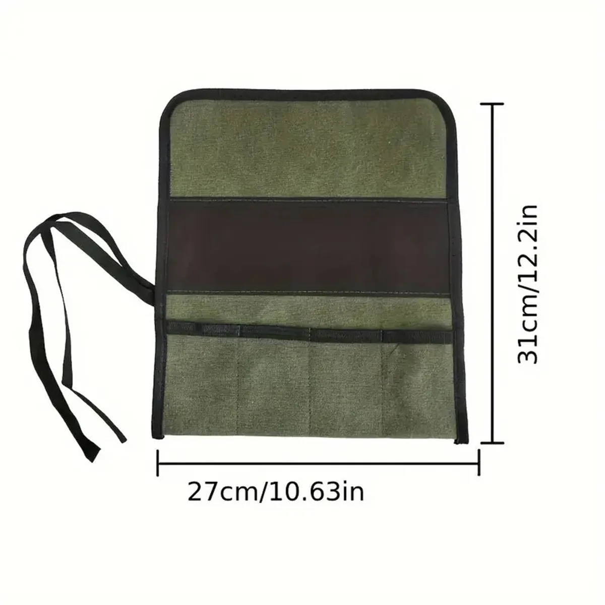 sac à outils multi-poches multi-usages enroulable en tissu oxford, pochette pour clés, tournevis, perceuses, étui de rangement, sac à outils suspendu