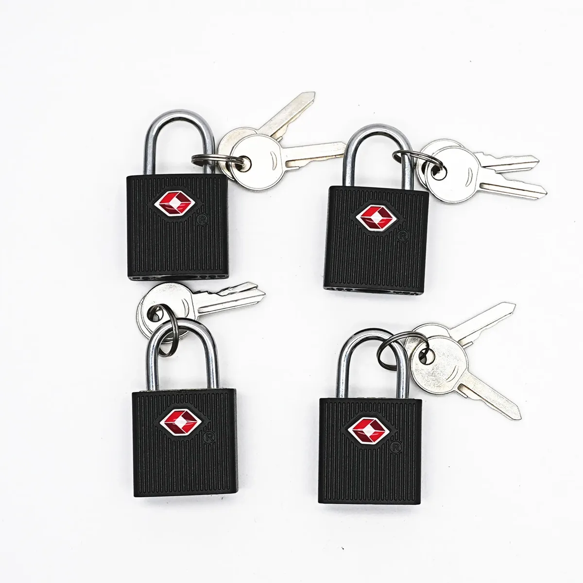 serrures tsa pour bagages avec clés, serrures de voyage approuvées par la tsa, petit cadenas avec clé, mini cadenas à clé identique