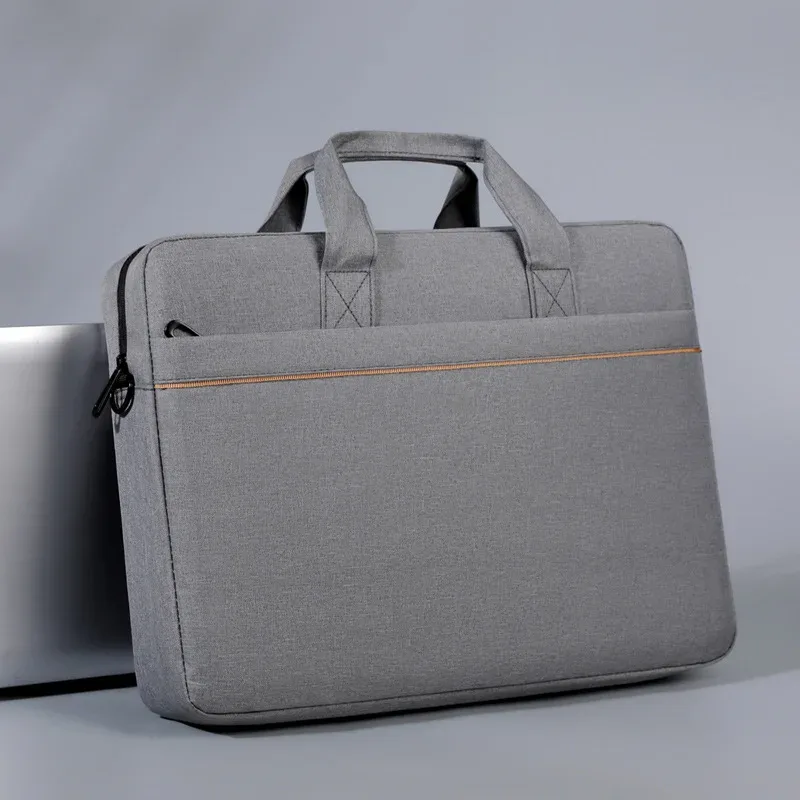 sac pour ordinateur portable 15-16 pouces pour hommes, mallette d'affaires de grande capacité, sac intérieur de rangement, sac à bandoulière simple, tissu oxford antichoc