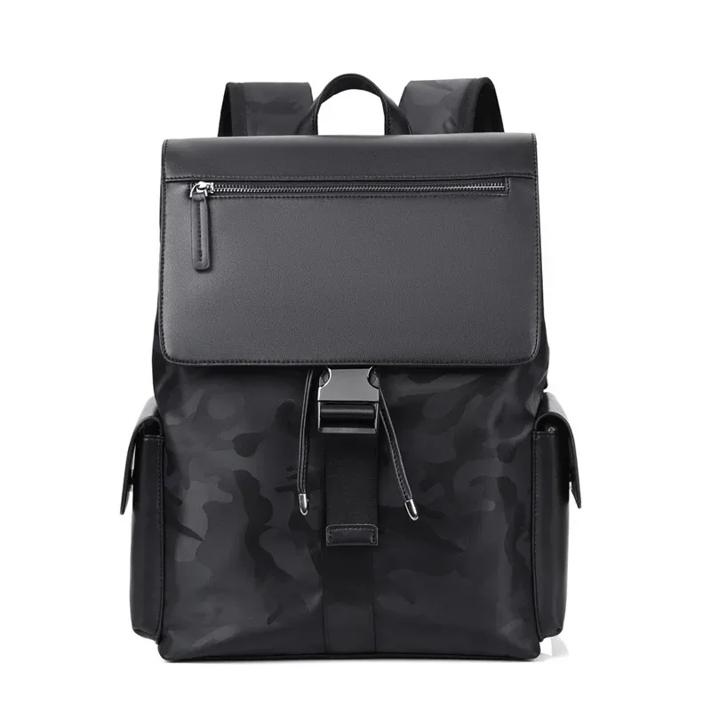 sac à dos pour ordinateur portable d'affaires en cuir pour hommes, cartable de grande capacité pour étudiants, sac à dos de voyage étanche pour embarquement