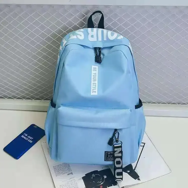 mode tendance sac à dos sac à dos pour hommes et femmes collège lycée étudiant sac grande capacité version coréenne de th