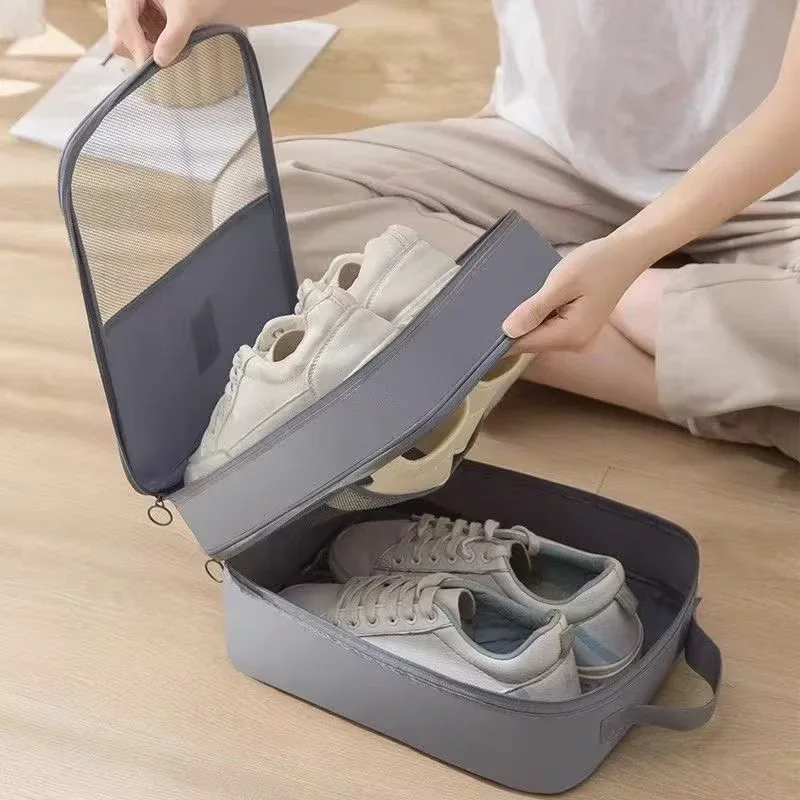 sac de rangement pour chaussures de grande capacité — organisateur portable pour voyages et déplacements professionnels, étui et housse anti-poussière pour chaussures