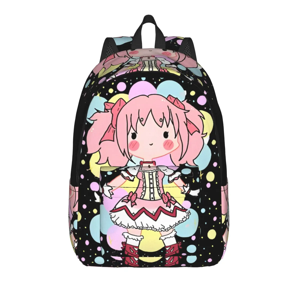 sac à dos anime puella magi madoka magica pour hommes et femmes, sac à dos d'école secondaire, sac à bandoulière pour ordinateur portable kaname madoka
