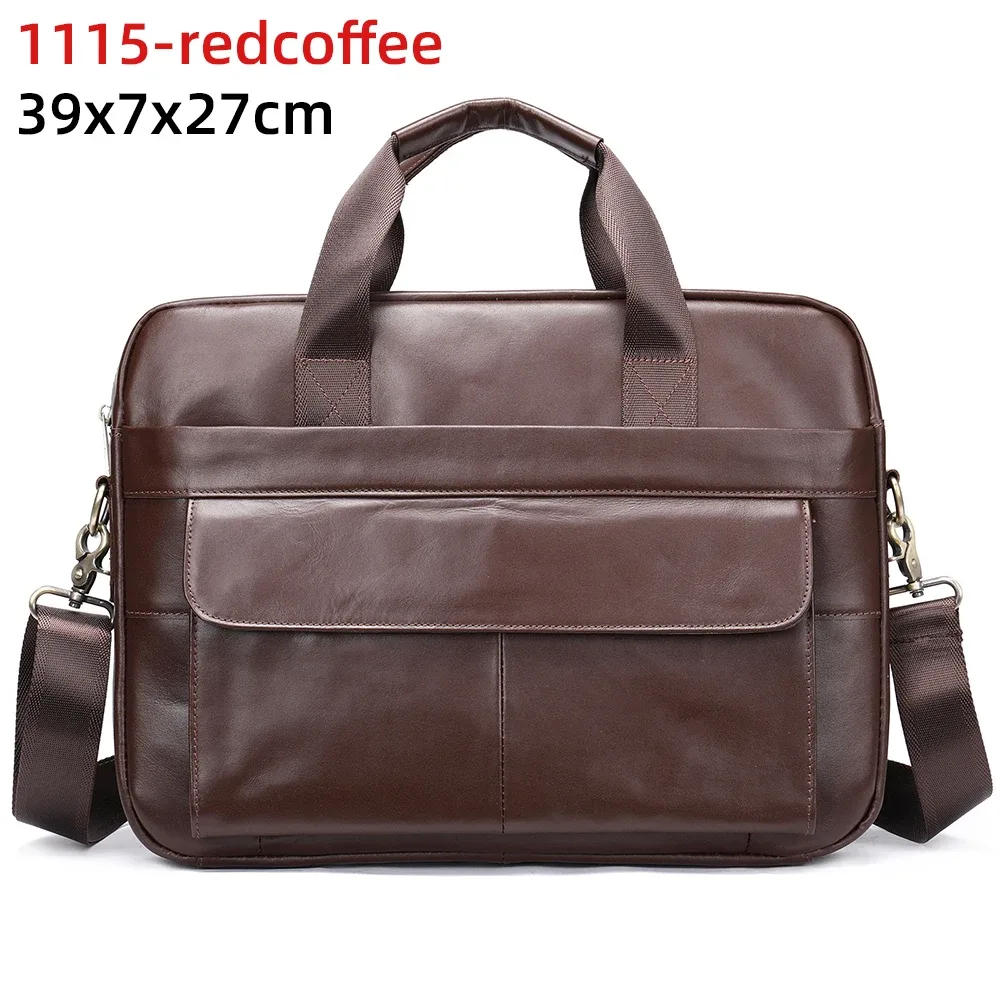westal-sac messager en cuir véritable pour homme, étuis à bombes, sac pour ordinateur portable 14 en effet, sacs d'affaires de bureau pour document, 8572