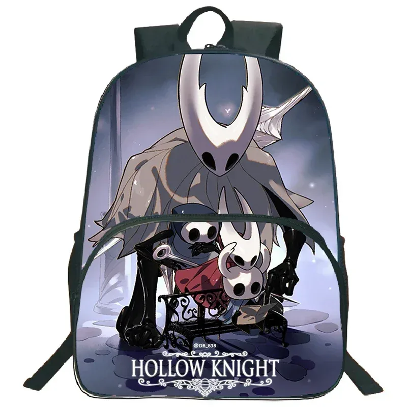 sac d'école léger sac à dos de chevalier creux jeu de dessin animé impression cartable pour enfants sac à dos de grande capacité garçons filles sac à dos de voyage