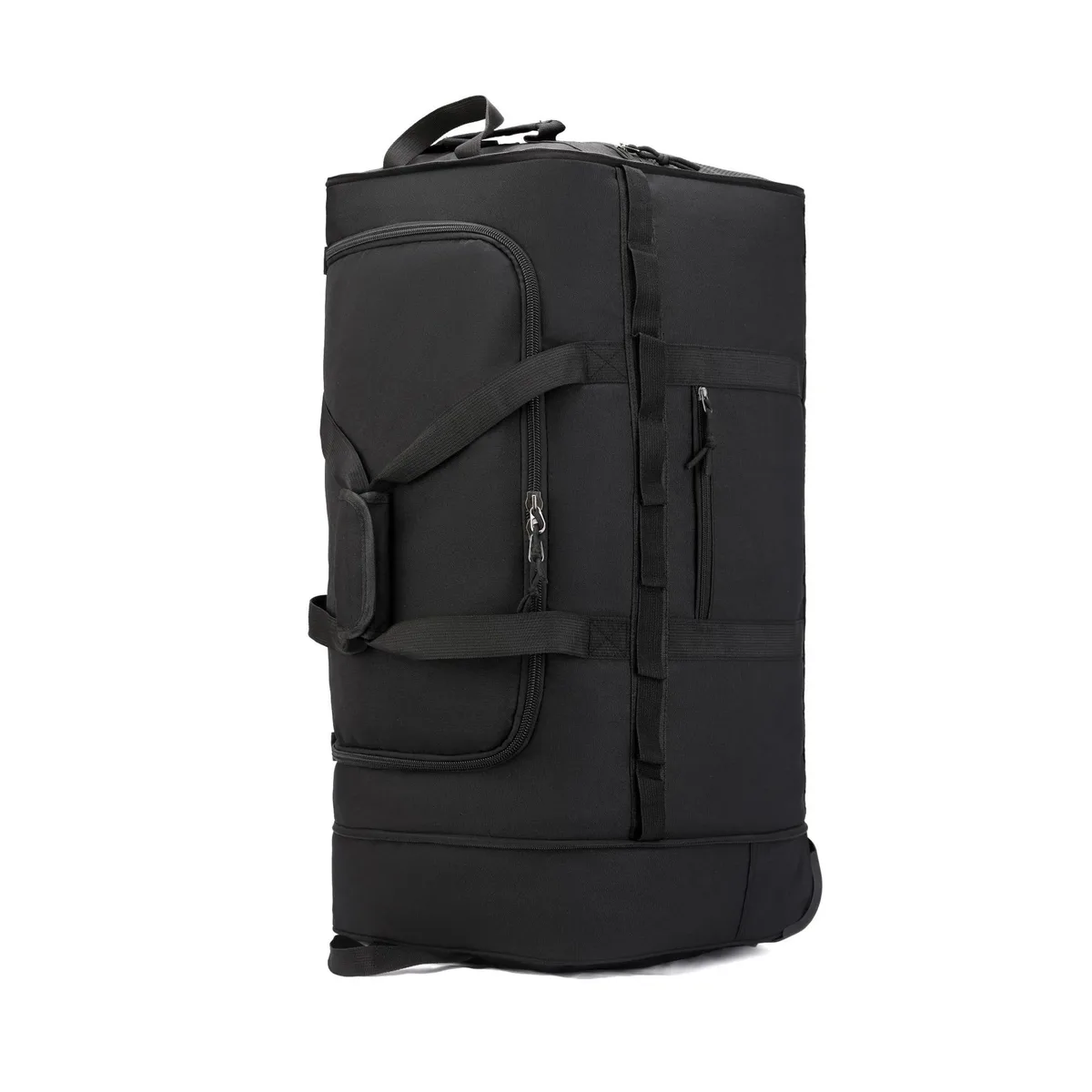 Sac de voyage pliable et extensible, bagage portable de grande capacité, sac à bandoulière à roulettes unisexe pour les voyages