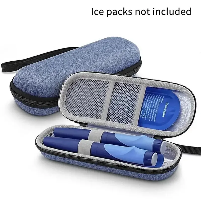 nouvelle trousse de transport isotherme pour insuline, sac de refroidissement étanche pour insuline avec affichage, sac organisateur de médicaments pour diabétiques