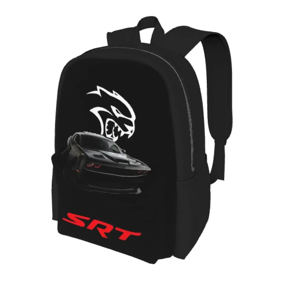 Sac à dos d'étudiant SRT Hellcat Demon Dodge Challenger, sac d'école, sac à dos de randonnée pour hommes et femmes, sac à bandoulière