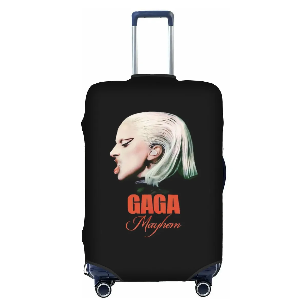 housse de valise élastique de voyage american singer l-lady g-gaga, protection pour valise adaptée aux bagages de 18 à 32 pouces