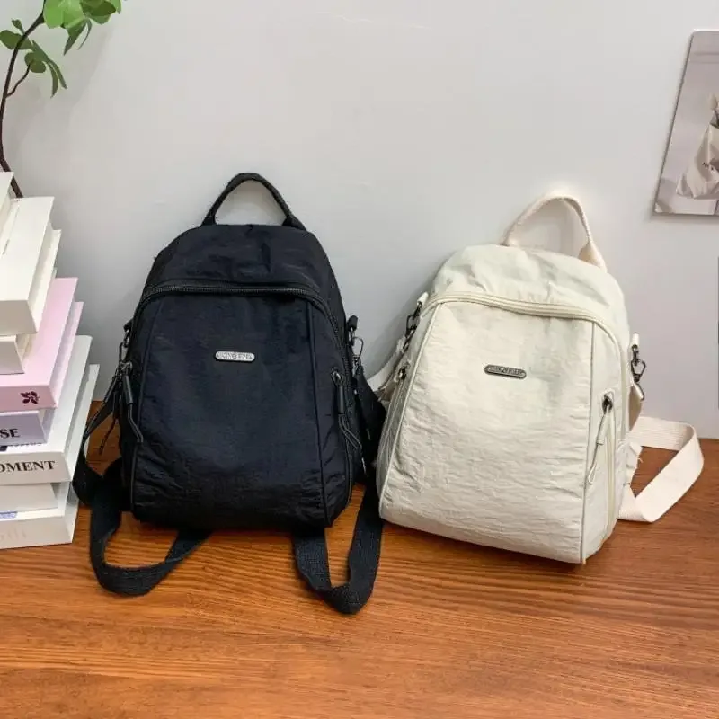 sac à dos coréen tendance de grande capacité, sac léger pour les trajets quotidiens, sac à dos décontracté pour femmes