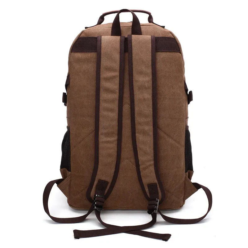 tilorraine nouveau sac à dos en toile lavable résistant à l'usure pour hommes unisexe loisirs grande capacité sac à bandoulière multifonction pour ordinateur