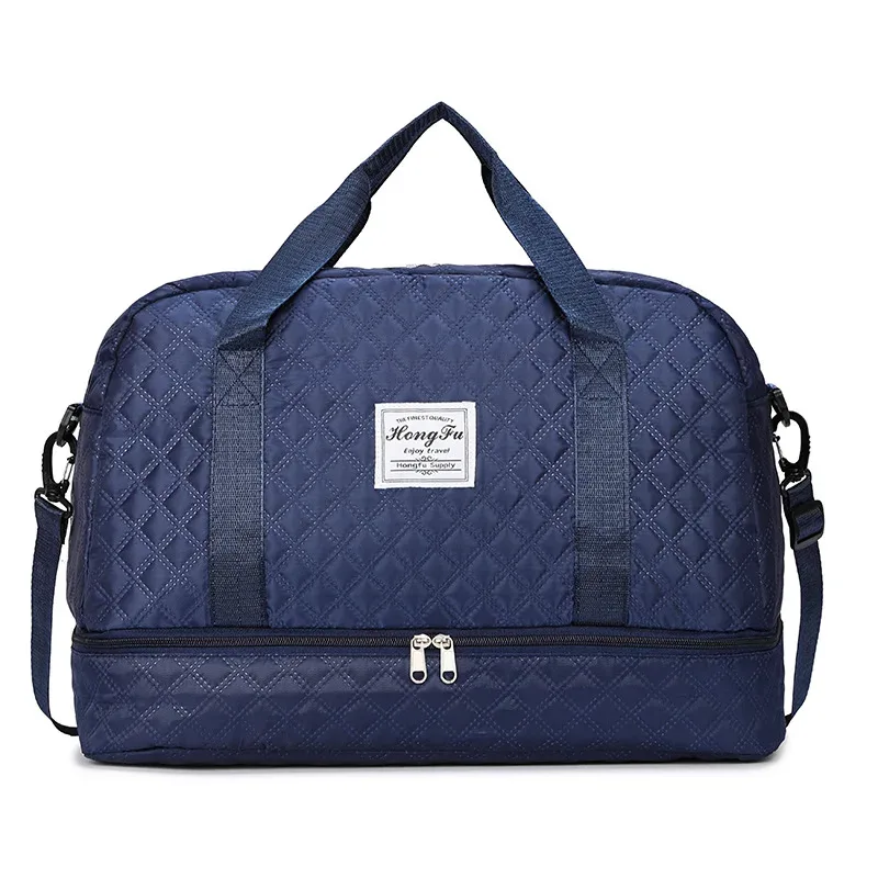 sac de voyage surdimensionné luxueux, élégant et durable, avec séparation sec/humide et poches latérales pratiques pour les voyages et les séances de sport