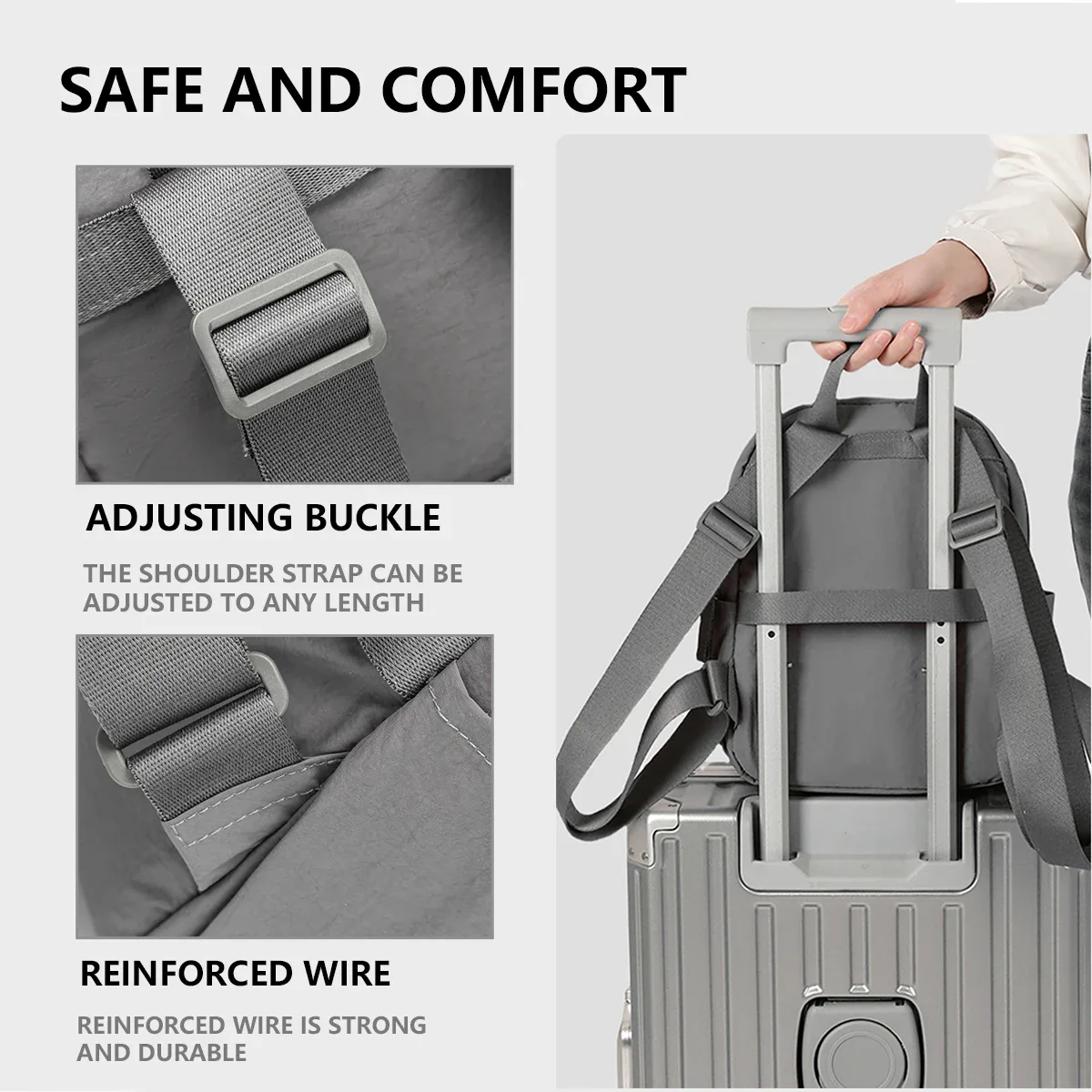 sac à dos de voyage français fresh mommy normcore, nouvelle niche haut de gamme, léger, mode de banlieue, sac à dos réduisant la charge
