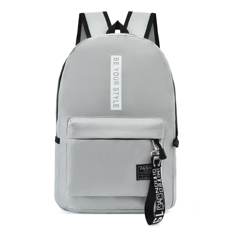 sac à dos oxford de grande capacité, couleur unie, multifonctionnel, design simple pour les étudiants, idéal pour la rentrée scolaire, 2025