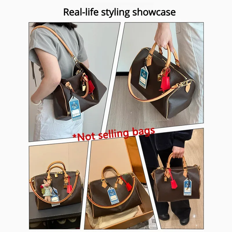 étiquette de bagage carte d'embarquement pour speedy 25 30 porte-clés souple sac suspendu sac de remplacement sangle sac insérer accessoires de modification