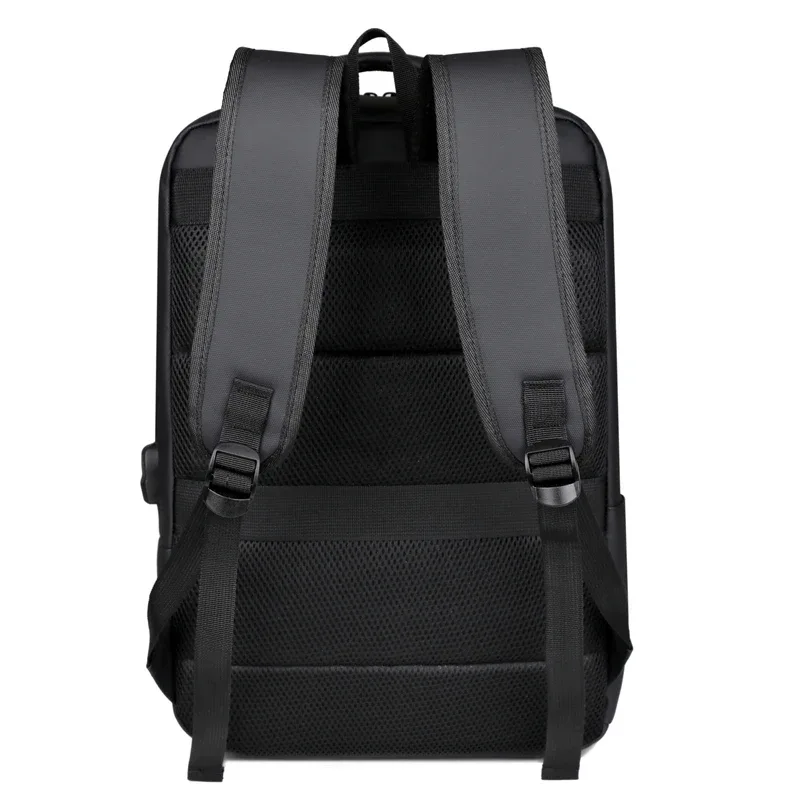 Sac à dos hydrofuge décontracté pour ordinateur de 14 pouces, chargeur USB, sac à dos de banlieue de grande capacité pour hommes et femmes