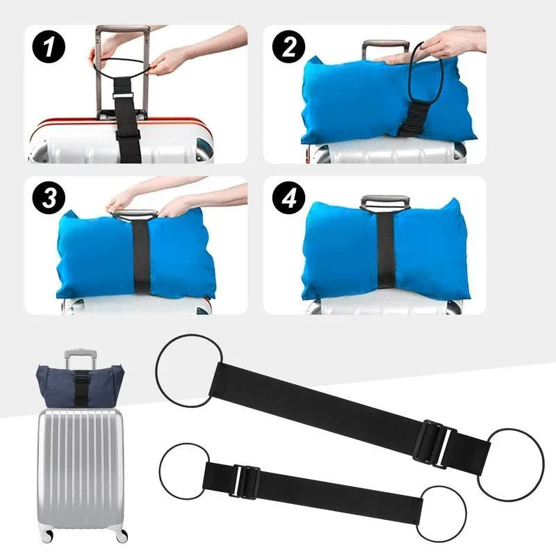 sangles de connexion réglables et robustes multi-usages pour valises, sangles de voyage arc-en-ciel, sangles de sécurité pour organiser et protéger contre le vol