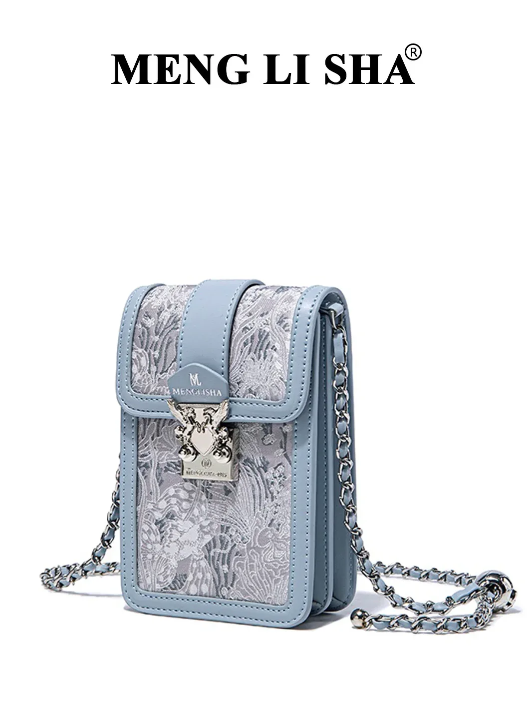 nouveau sac à téléphone portable brodé tendance et unique - parfait pour les femmes, sac bandoulière portable avec sangle réglable