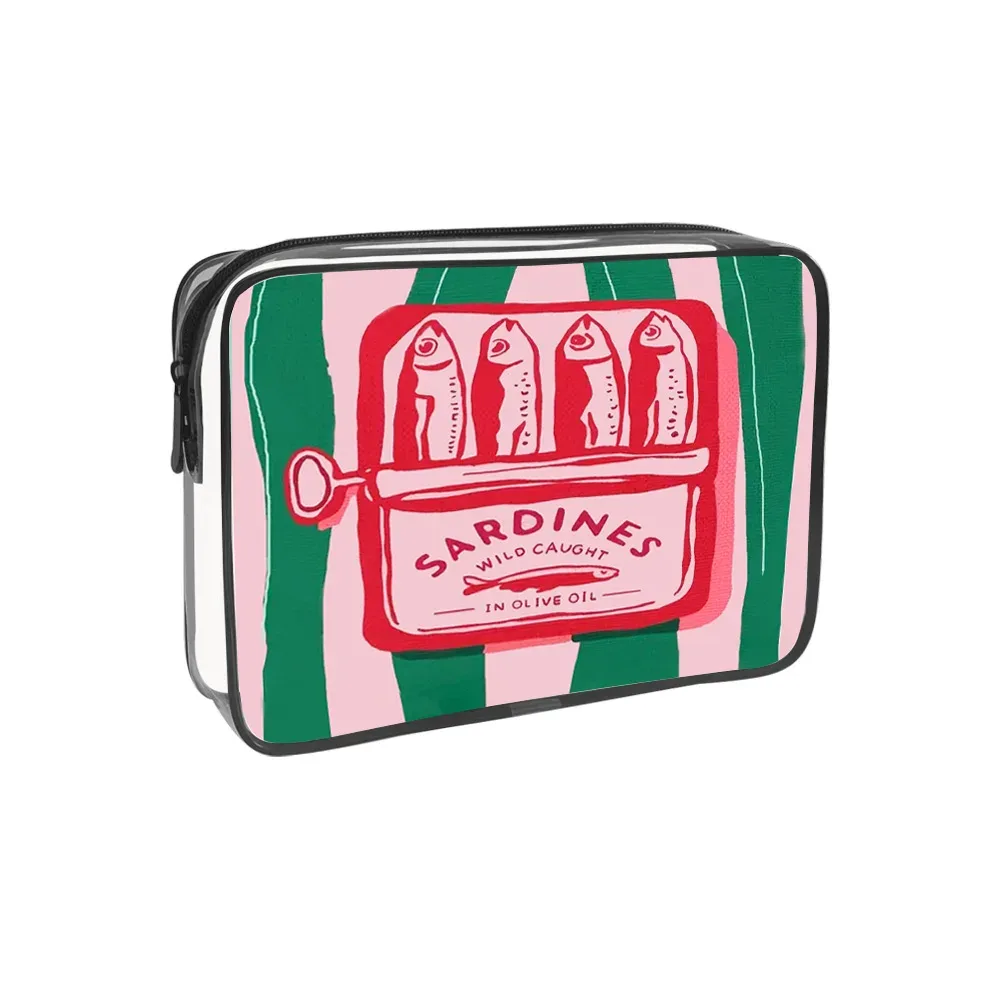 sac de stade transparent en pvc, pochette de maquillage, organisateur de rangement transparent pour les matchs de football, cadeau de saison de remise des diplômes, étui de voyage étanche, 1 pièce