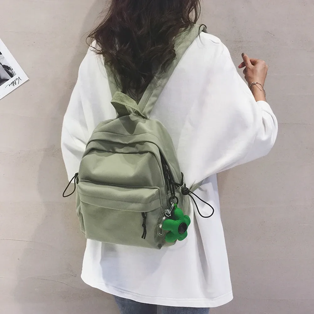 sac à dos brodé personnalisé pour étudiant, sac à dos solide simple pour documents, sac à dos léger de petite capacité, sac cadeau personnalisé avec nom