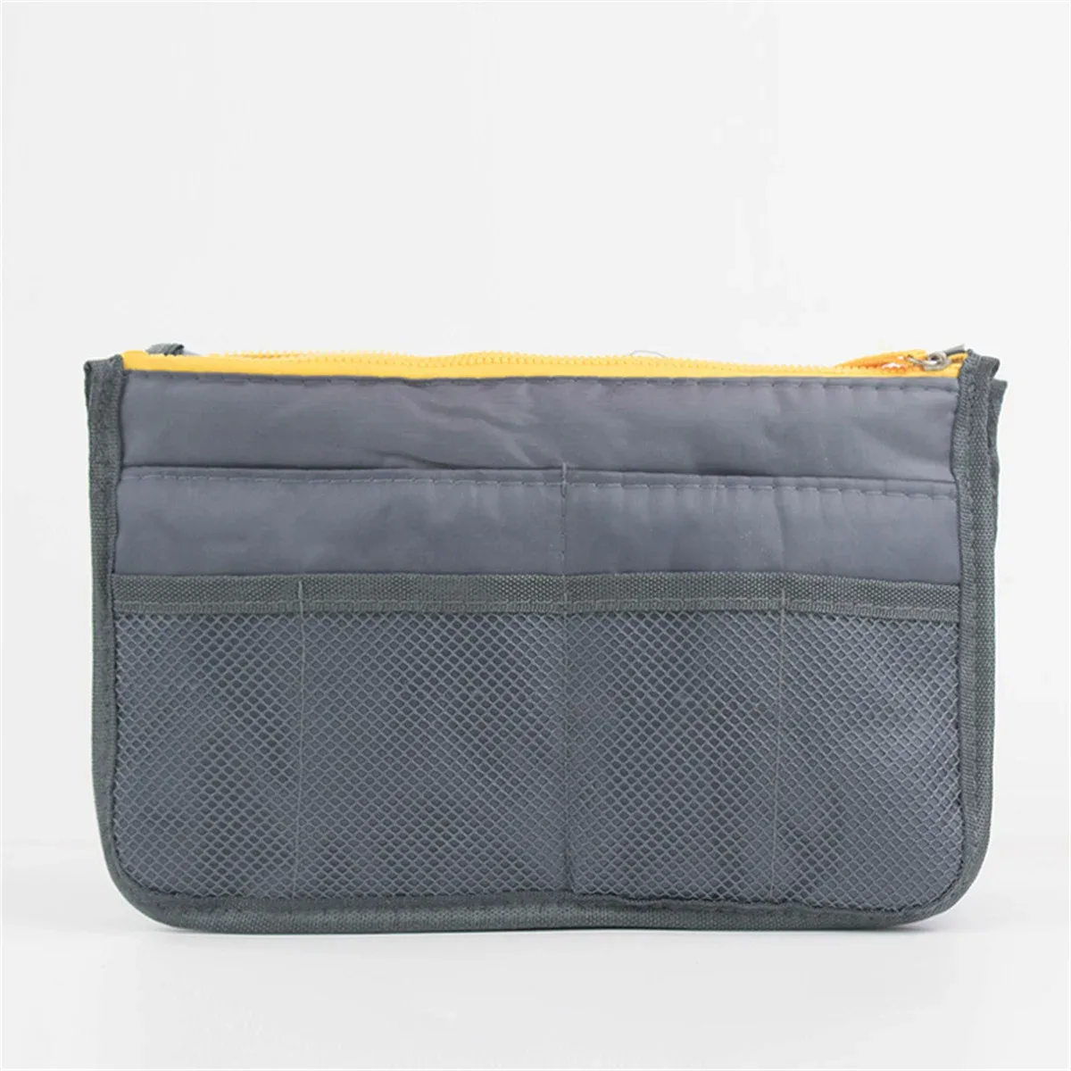sac de maquillage multifonctionnel de grande capacité, sac de voyage portable à double fermeture éclair, sac de rangement pour articles de toilette, sac pour maman, sac cosmétique multi-poches