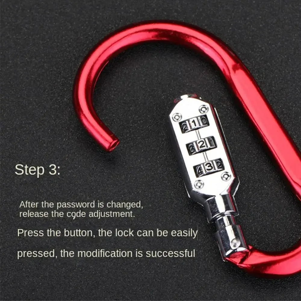 cadenas à combinaison valise mot de passe serrure code douanier serrure à code à combinaison alpinisme boucle serrure sac à dos cadenas