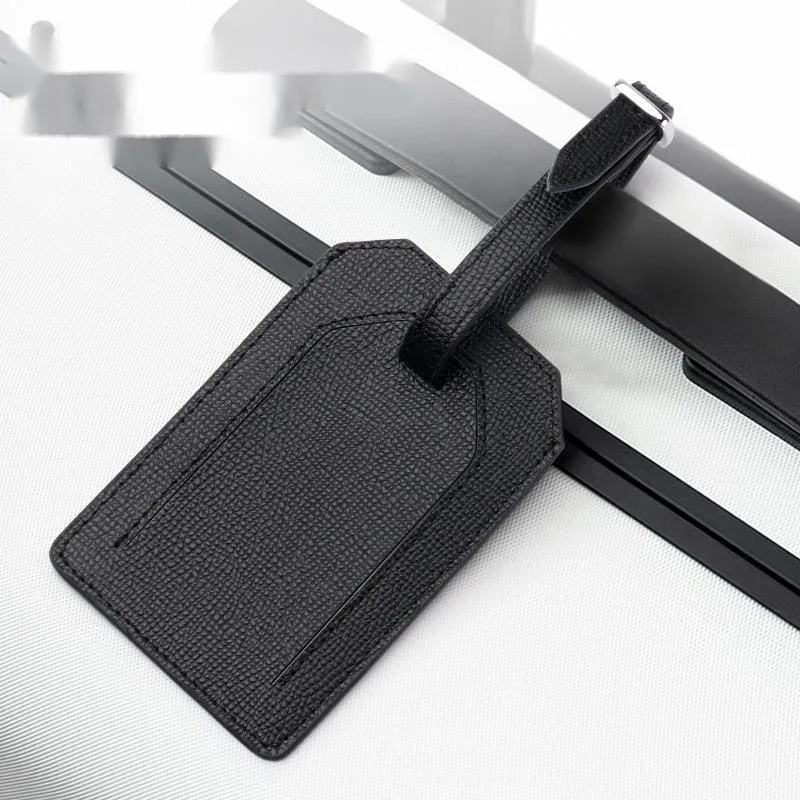 étiquette de bagage de voyage en cuir véritable pour hommes, lettres personnalisées, étiquette imbibée d'avion, étiquettes de valise, étiquette de chambre d'hôtel, mode, livraison directe