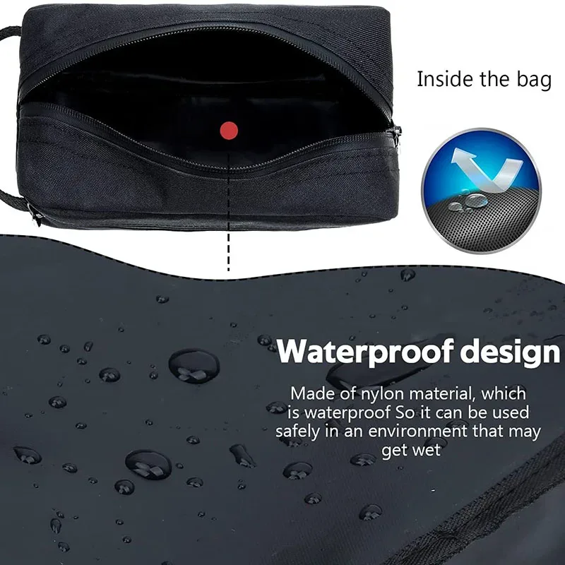 trousse de toilette de voyage imperméable grande capacité, pochette de rangement portable pour cosmétiques