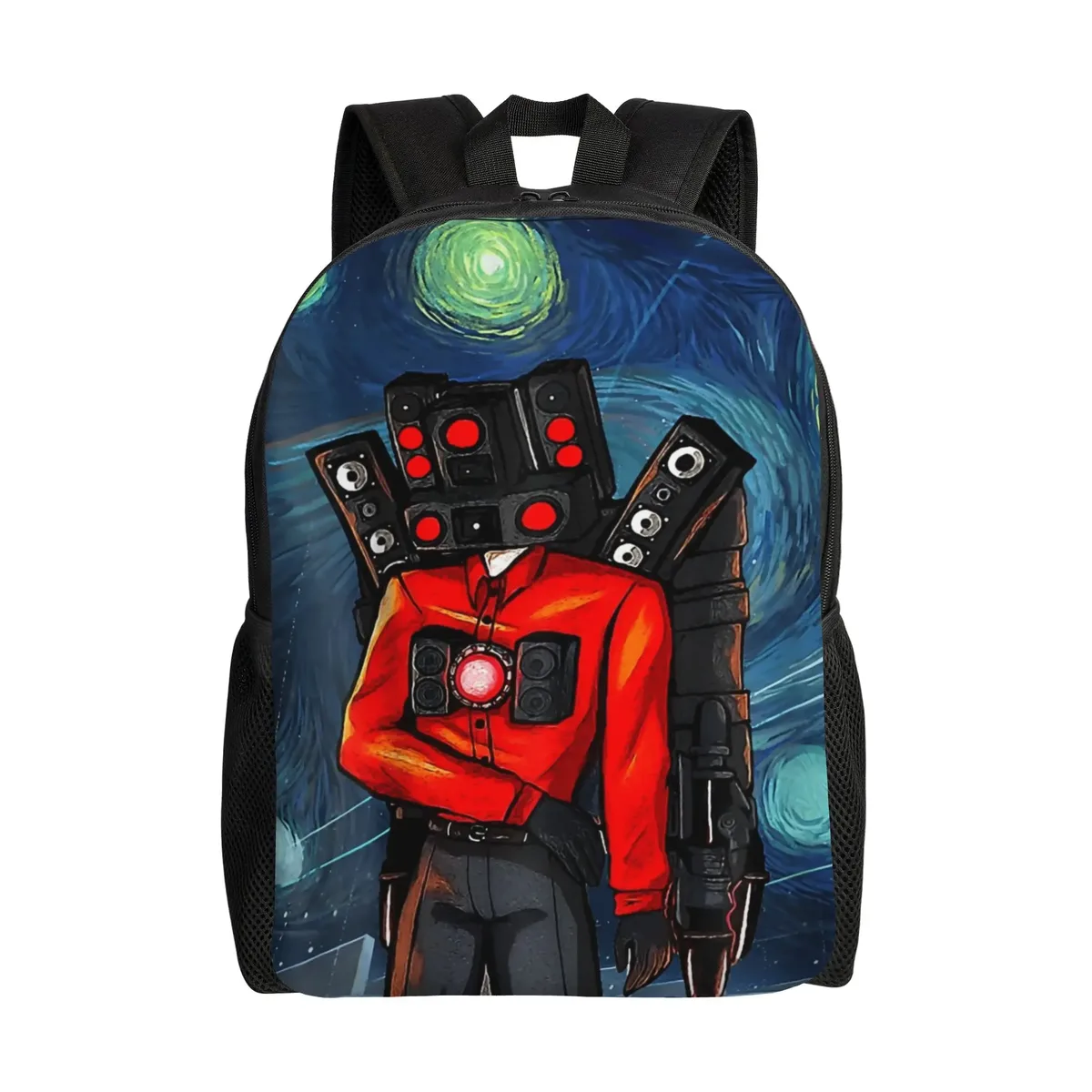 sac à dos titan speakerman pour hommes, femmes, adolescents, lycéens, travail, collège, avec poche, skibidi toilet