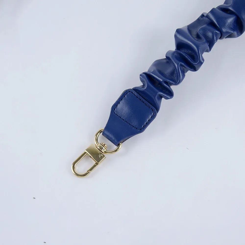 nouveau sac froissé en cuir bretelles plissées courtes longues plis poignées épaule sous les bras sangle remplacements sac à bandoulière accessoires