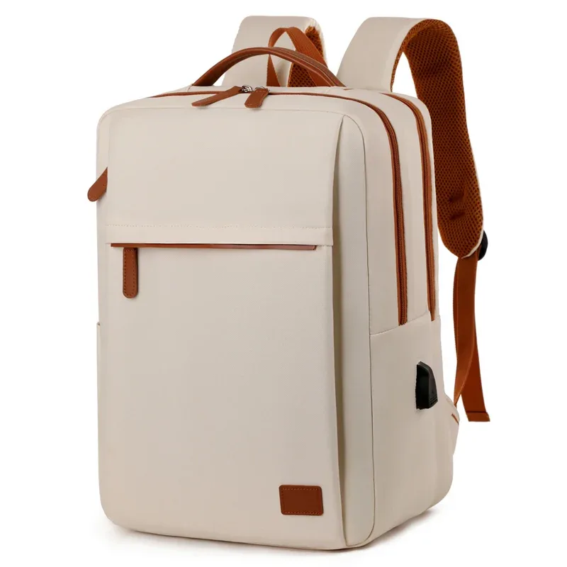 sac à dos étanche à chargement usb de grande capacité, sac à dos pour ordinateur portable d'affaires unisexe, sac de voyage léger, manchon de chariot sc