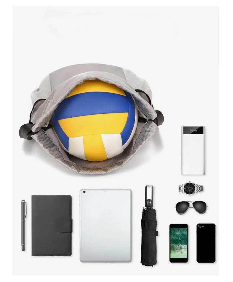 logo personnalisé nouveau style sac à cordon sac à dos pour hommes et femmes sac à dos de voyage simple avec sac de sport de fitness de grande capacité