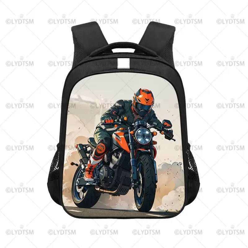 sac à dos de moto cool pour hommes et femmes, sac à dos, sac à dos pour voyage, moto, vélo, adolescent, sacs d'école, cartable