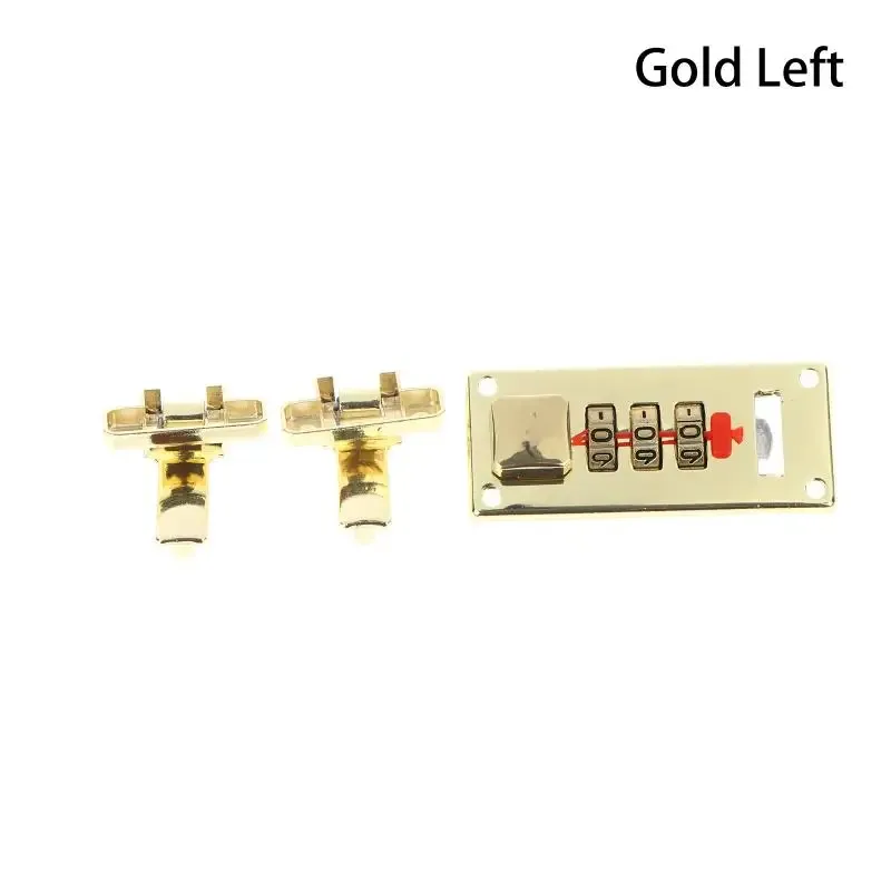 serrure à combinaison à 3 chiffres 65*29mm, verrou à code sans clé pour boîte à bijoux en bois, serrure fixe pour valise, quincaillerie de verrous codés