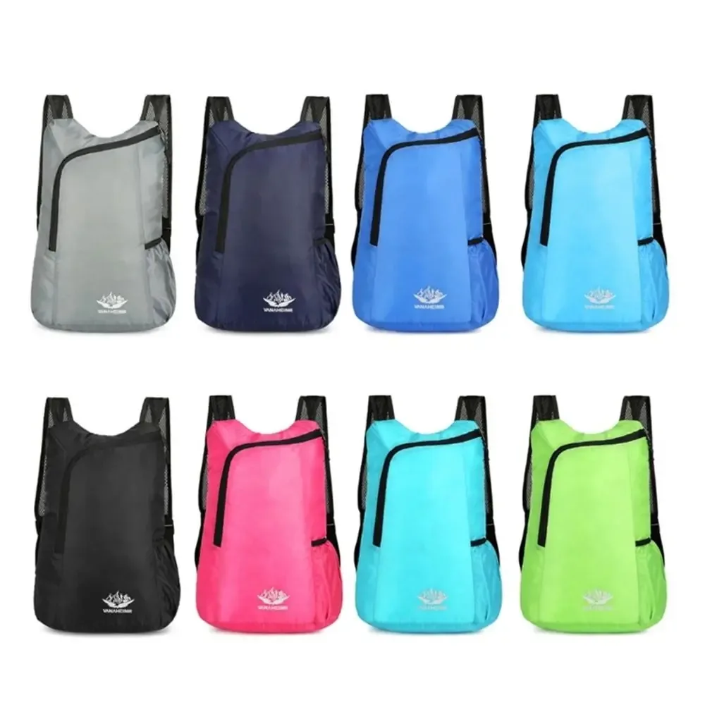 Sac à dos de sport portable en nylon léger, sac à bandoulière pliable, sac de voyage d'escalade, sac à dos de randonnée en plein air