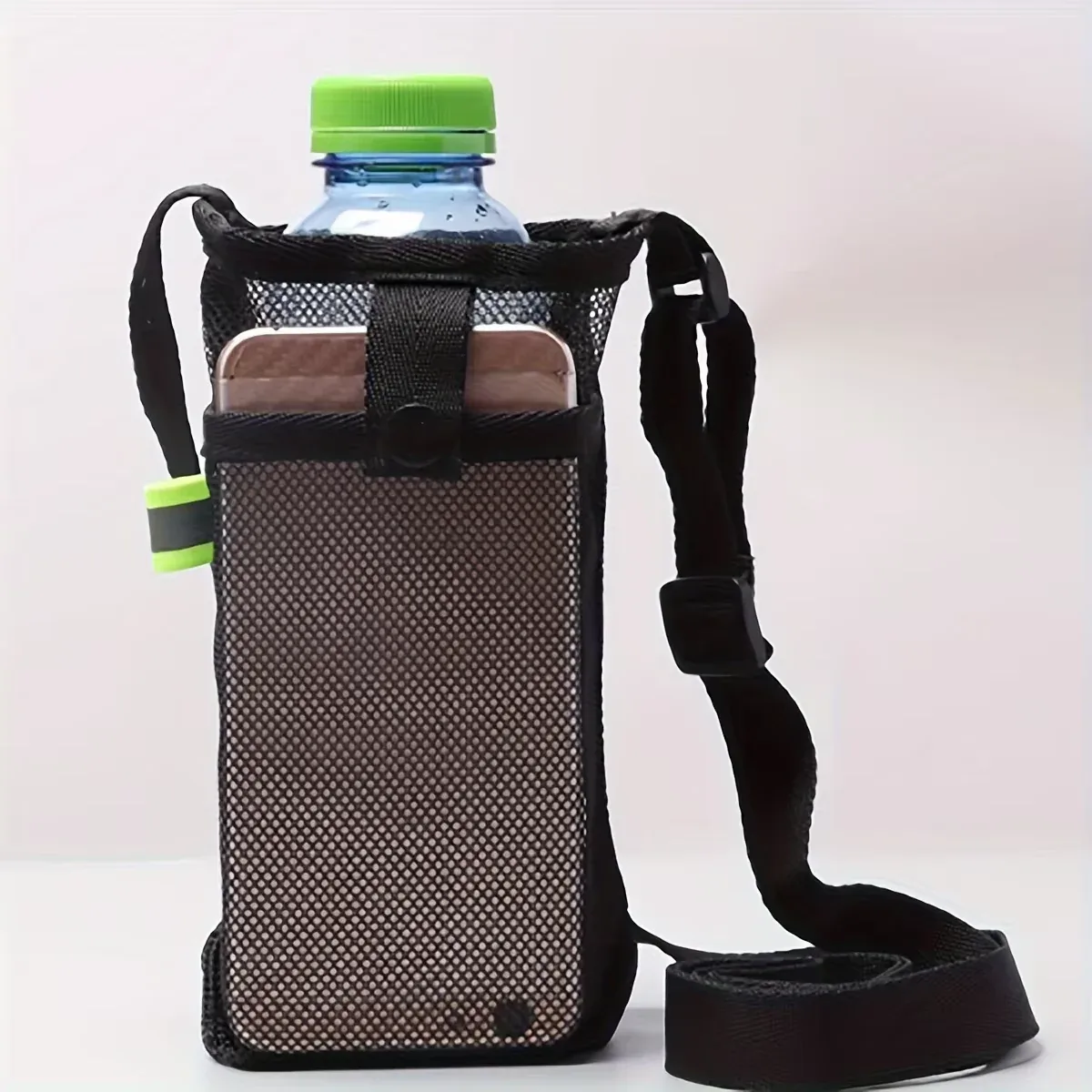 sac de rangement noir en filet pour extérieur, housse de protection pour gobelet d'eau, couverture universelle pour bouilloire à thé au lait, thermos, pièce unique