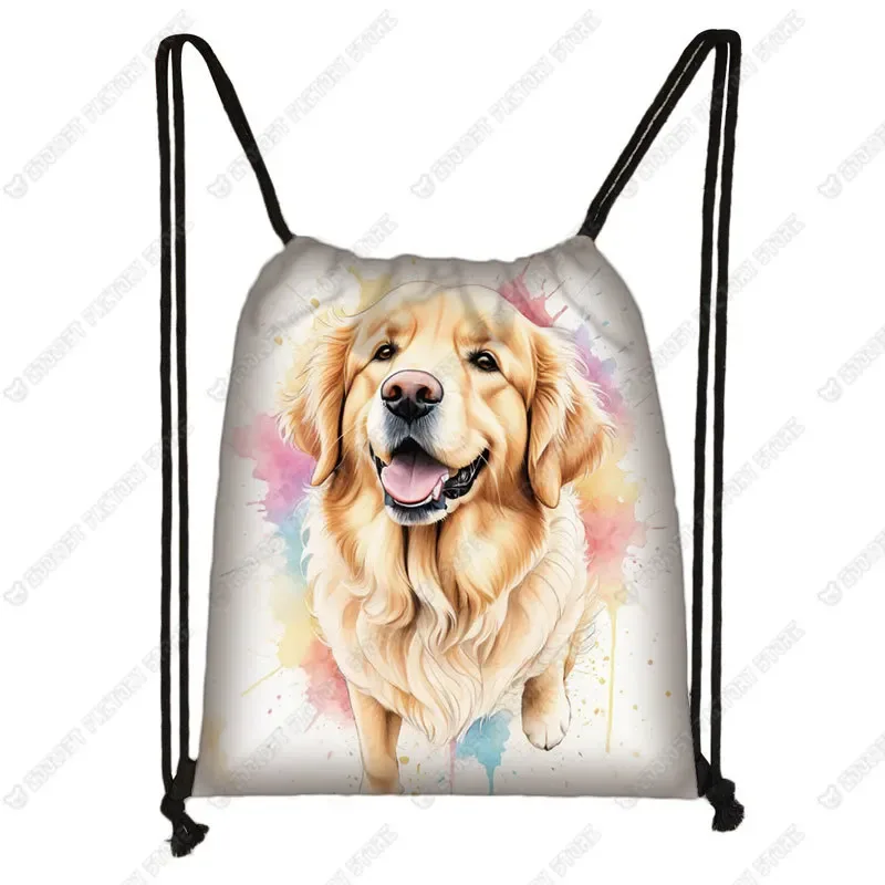 sac à dos de rangement de chaussures shih tzu, sac à livres, support, interconnexion, peinture, chien, proximité, wstring, troupeau des contribuables allemands