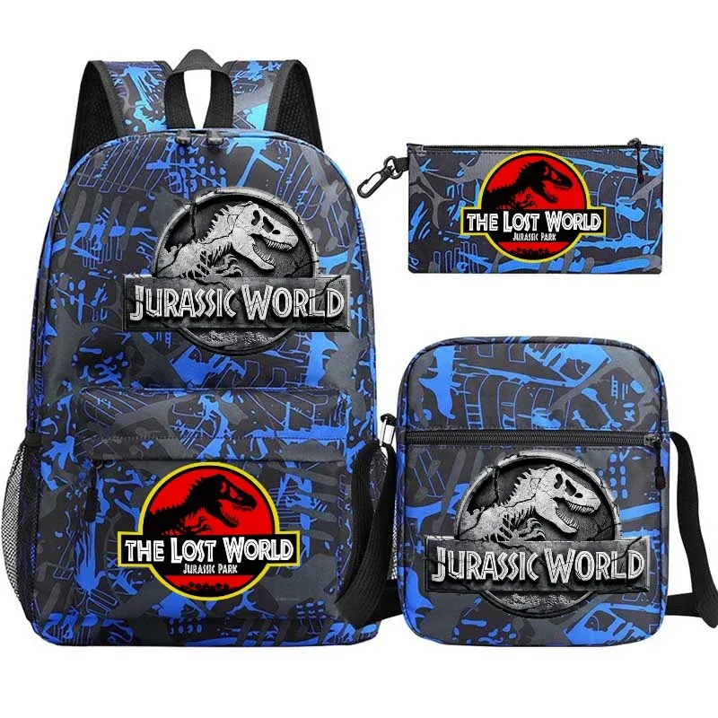 sacs à dos jurassic world park, sac à dos pour étudiants du premier cycle du secondaire, sac à dos de grande capacité pour adolescents, sac à dos de voyage décontracté pour ordinateur portable, mochilas