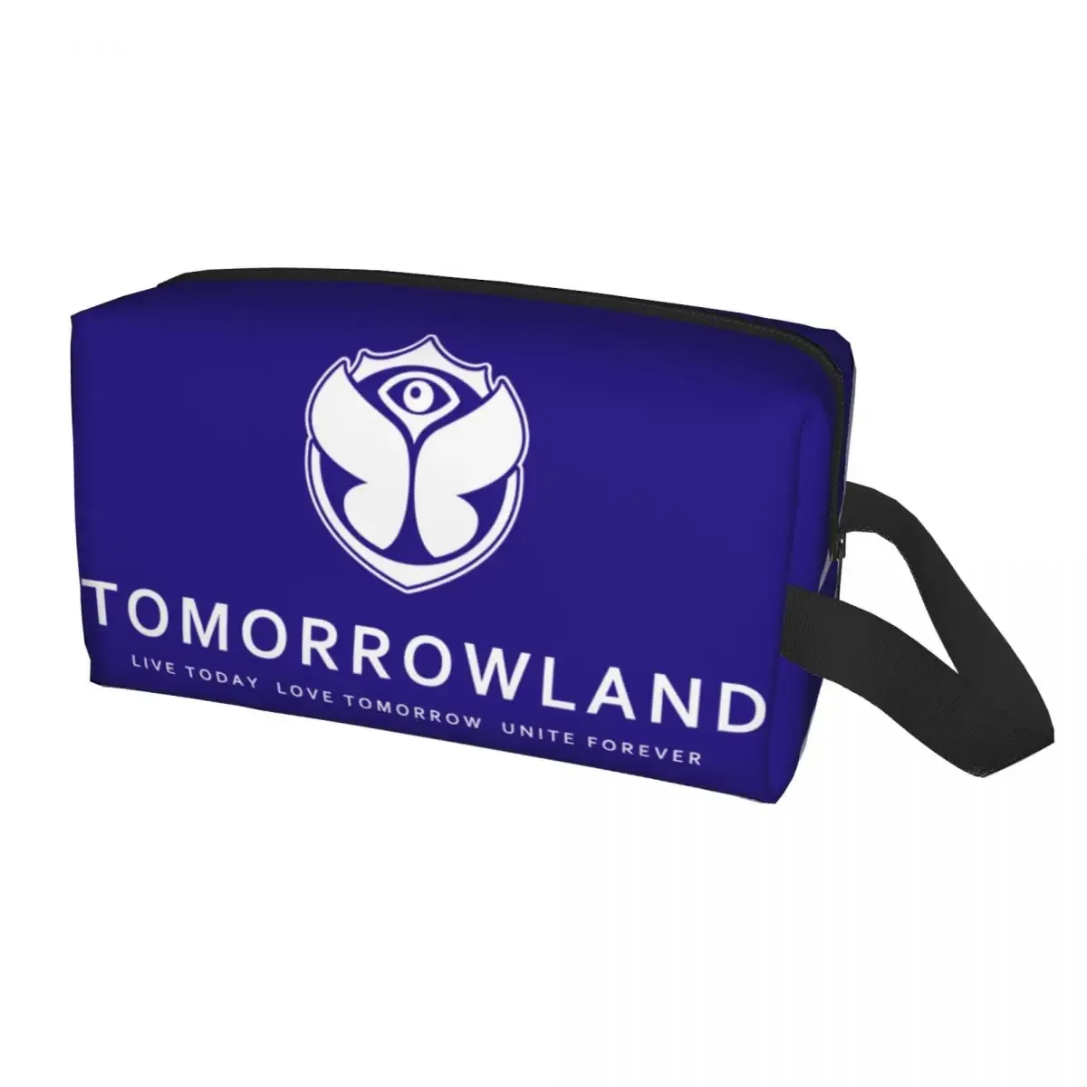 tomorrowland feel-sac à cosmétiques de voyage personnalisé pour femmes, trousse de toilette et de maquillage, trousse de rangement de beauté pour dames