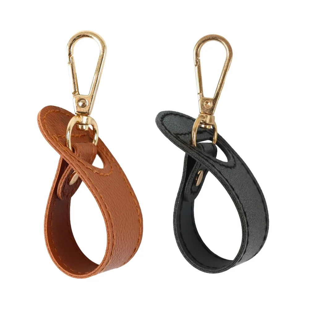 étiquette de bagage en cuir vert clair, ajustable, anti-perte, carte d'identification pour bagages, accessoire essentiel pour les voyages et les déplacements professionnels
