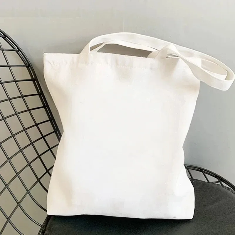 Sac à main pour femme avec imprimé de chat de dessin animé, pliable, réutilisable, style Harajuku, sac fourre-tout pour étudiants, sac de shopping en toile