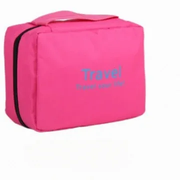 sac de toilette de voyage suspendu pour femmes, grande capacité, imperméable, organiseur de maquillage, sac de rangement de voyage pliable et portable