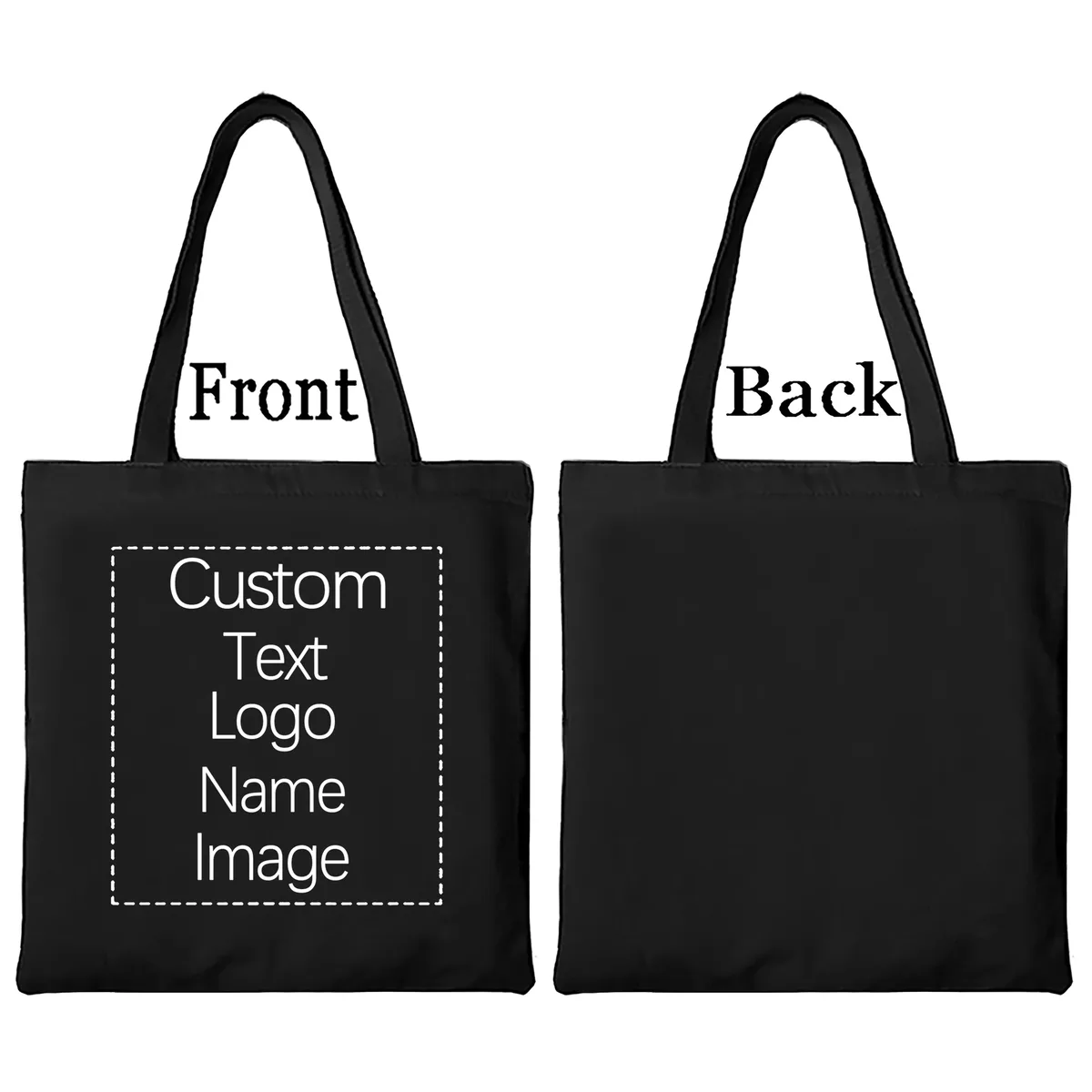 grands sacs fourre-tout en toile 40x42cm personnalisables avec logo, sacs à main réutilisables, cadeau pour demoiselles d'honneur, mariée, étudiants, sac de voyage pour femmes