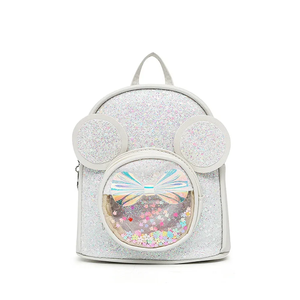 sac à dos personnalisé pour enfants, sac à dos brillant pour enfants, sac de collation de maternelle, nom personnalisé, dessin animé princesse pour filles, nouvelle mode